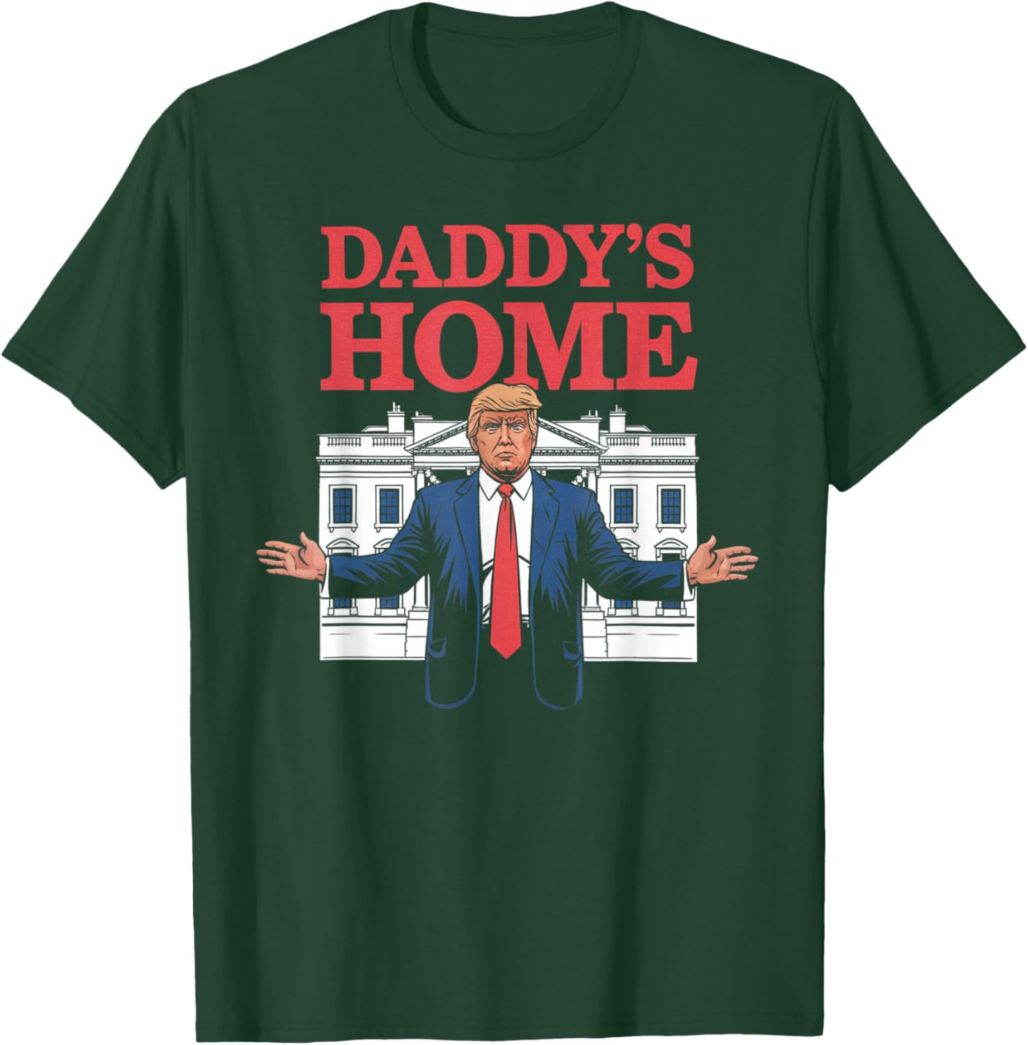 Daddy's Home Gifts Women Kids T-Shirt - T-Shirt | Forest