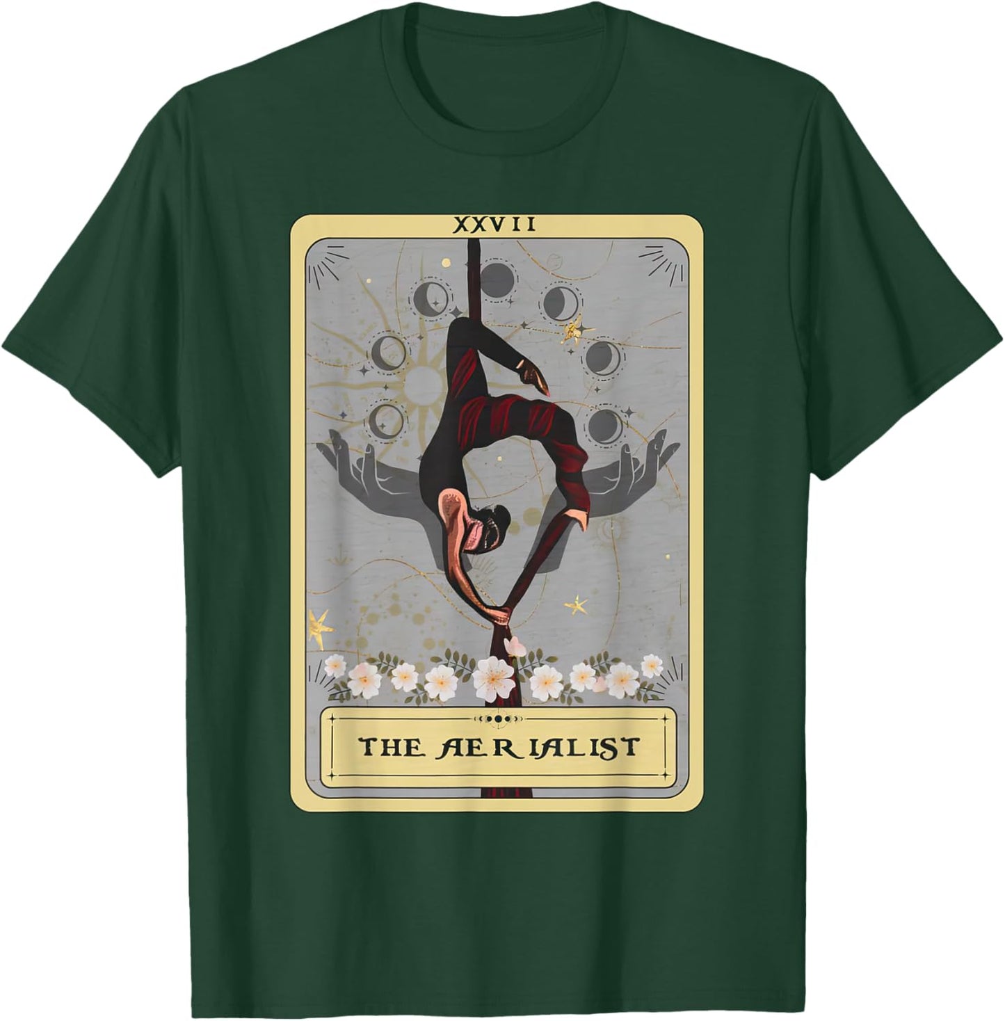 Aerialist Tarot Card Aerial Dancing Aerial Dancer Women T-Shirt - T-Shirt | Forest