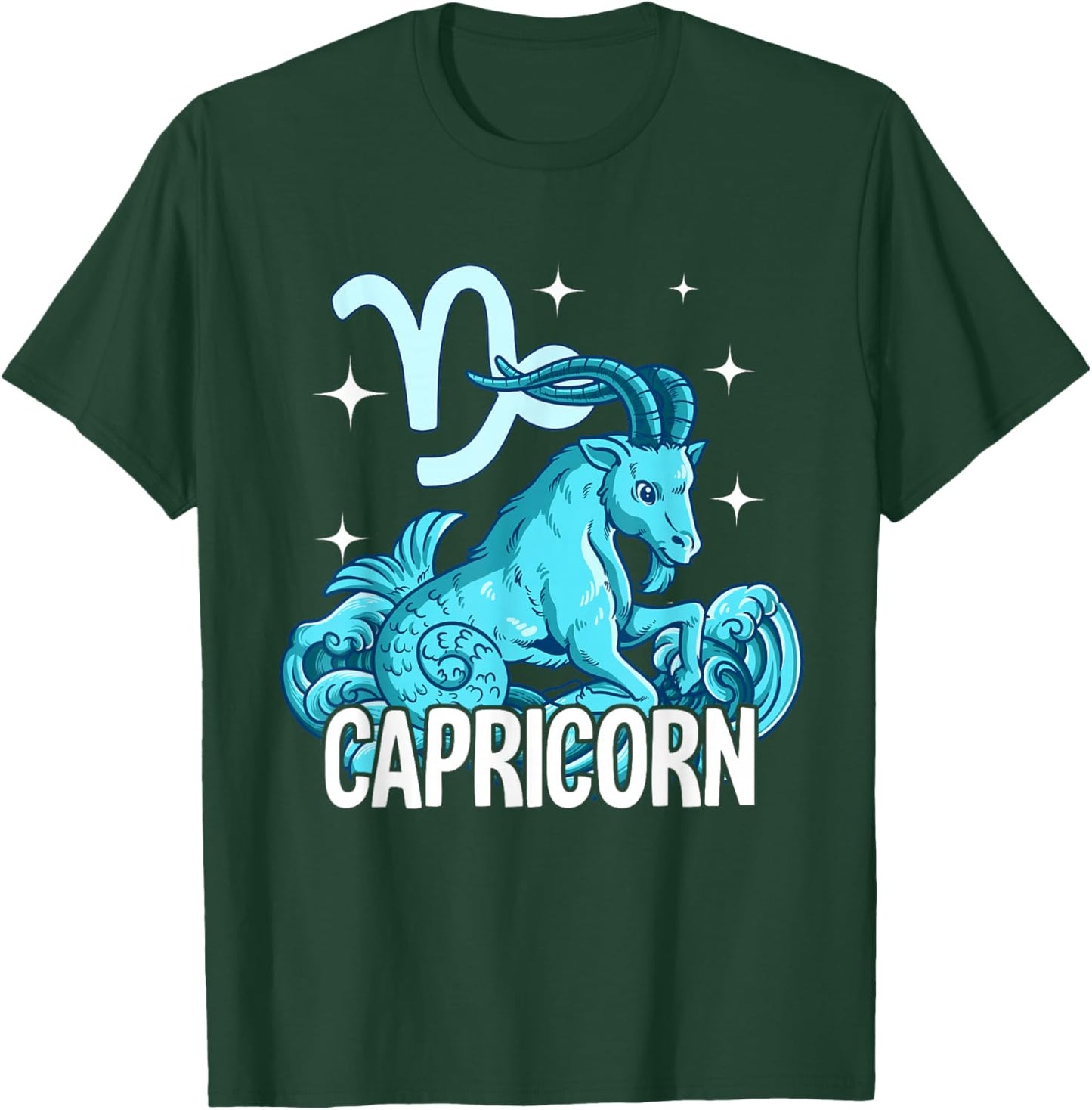 Capricorn Zodiac Sign T-Shirt - T-Shirt | Forest