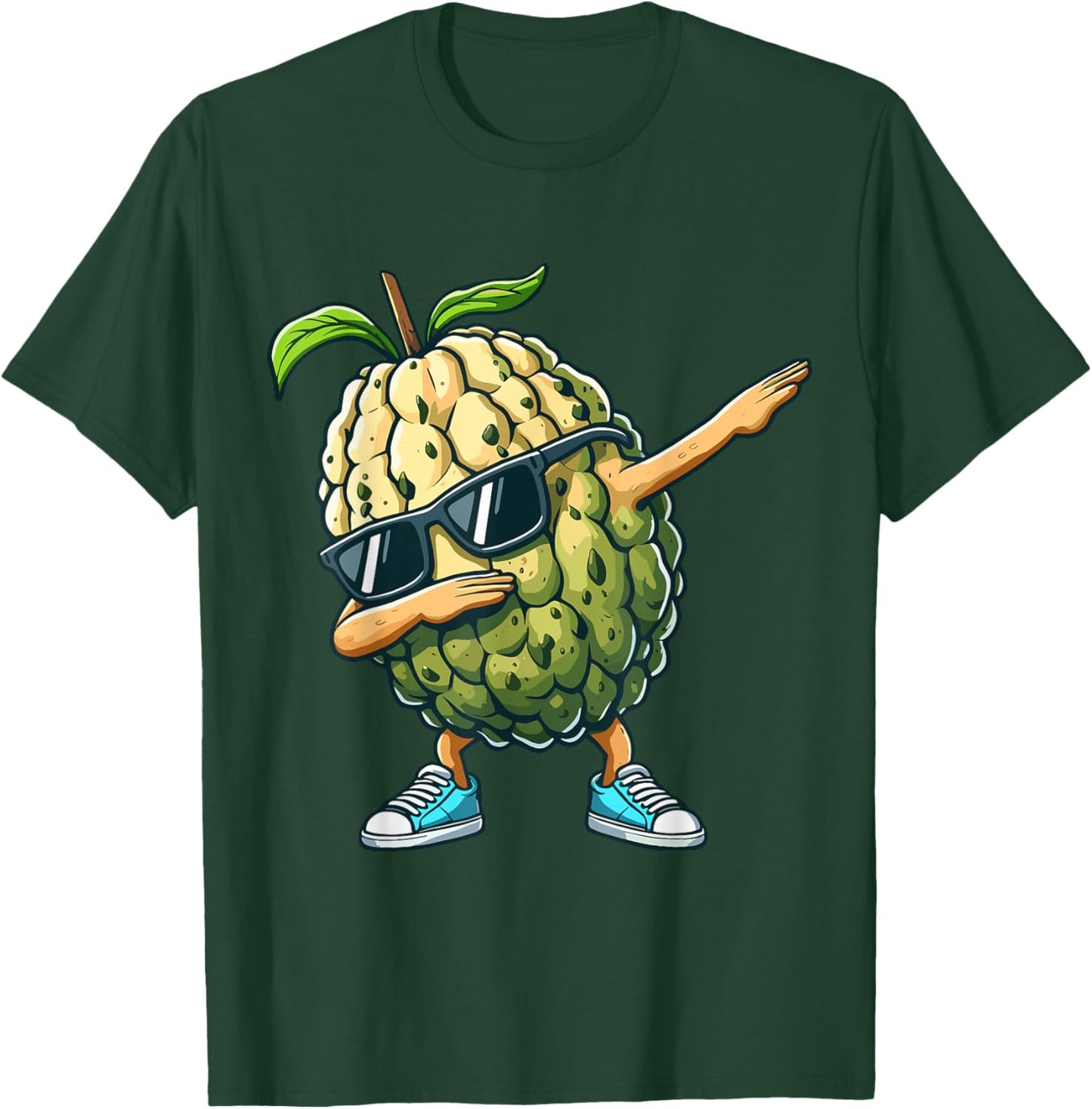 Cherimoya Dabbing Dance Sunglasses Fruit Lovers T-Shirt - T-Shirt | Forest