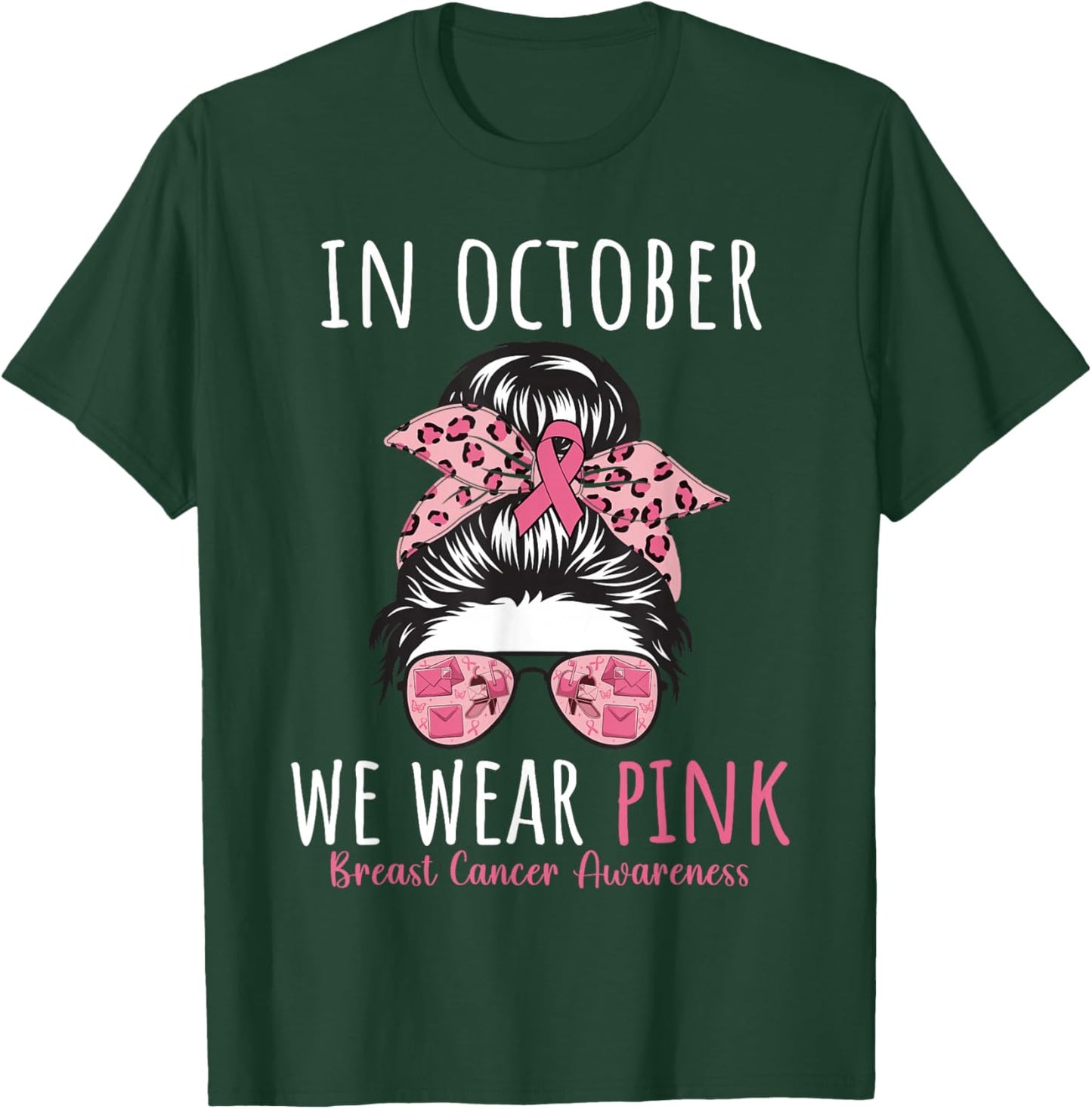 Breast Cancer Postal Worker In October We Wear Pink Women T-Shirt - T-Shirt | Forest
