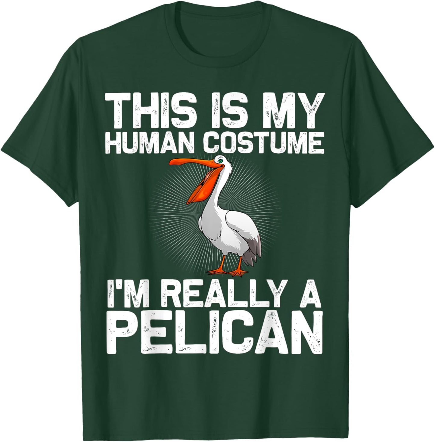 Cool Pelican Costume Women Kids Pelican Bird Pelican T-Shirt - T-Shirt | Forest