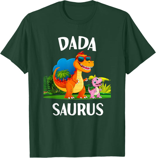 Dadasaurus Dinosaur Daddy Dino Matching Family T Rex Men T-Shirt - T-Shirt | Forest