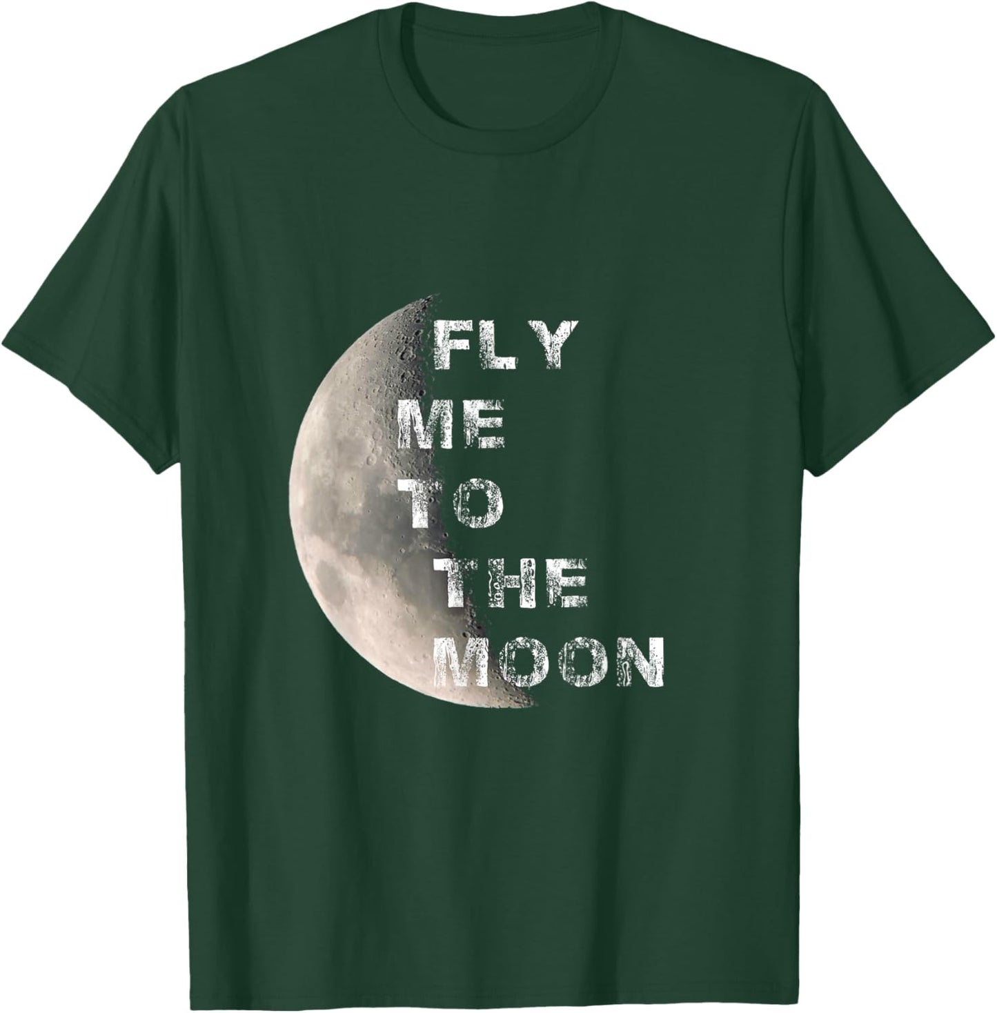 Fly Me to the Moon Space T-Shirt - T-Shirt | Forest