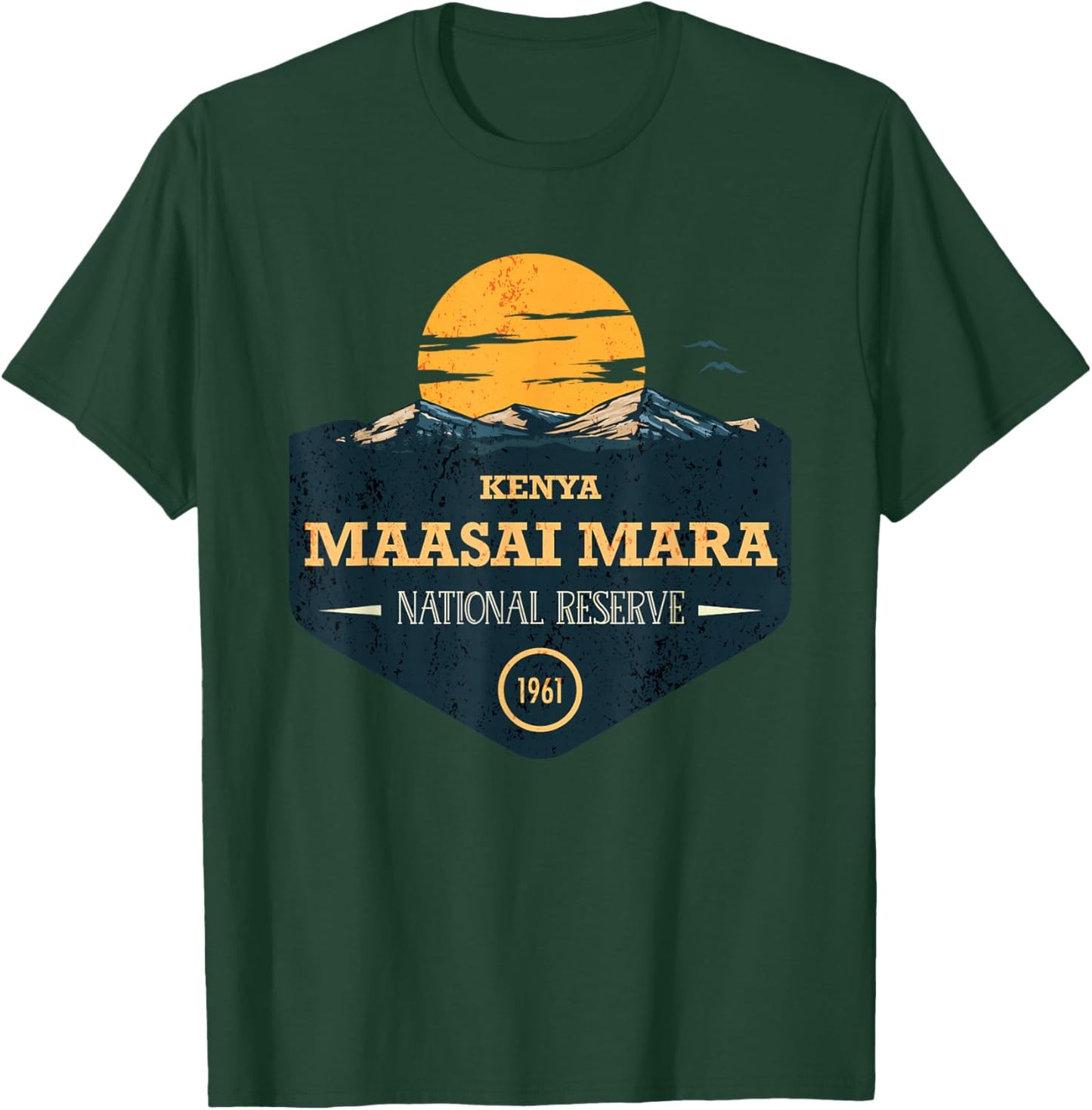 Maasai Mara Kenya National Reserve T-Shirt - T-Shirt | Forest