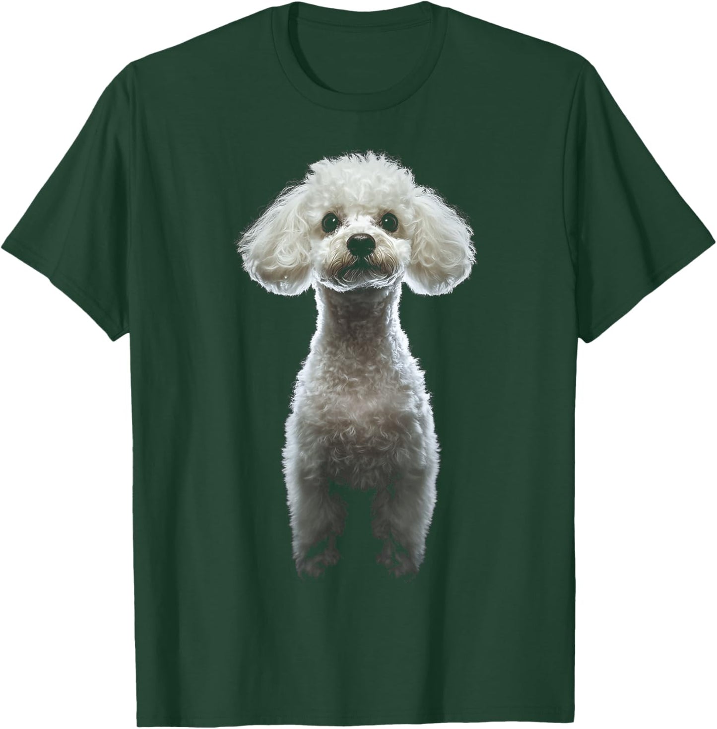 Poodle Dog Motif Pet Artwork Poodle Men Women Kids T-Shirt - T-Shirt | Forest