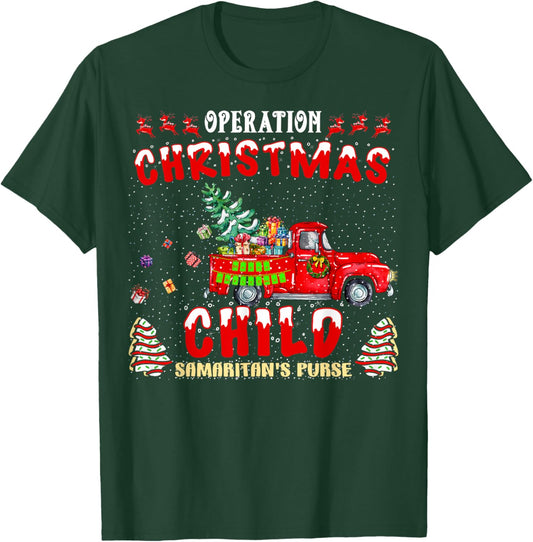 Operation Christmas Child Funny Family Matching Xmas T-Shirt - T-Shirt | Forest