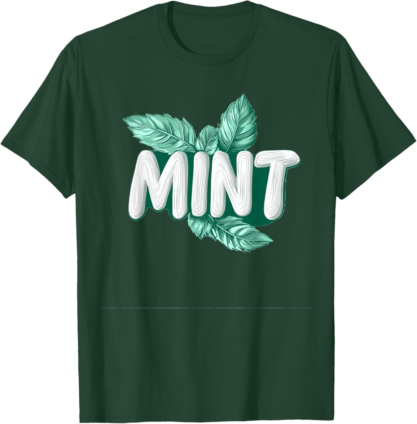 Charming Mint Graphics for a Fresh Look T-Shirt - T-Shirt | Forest