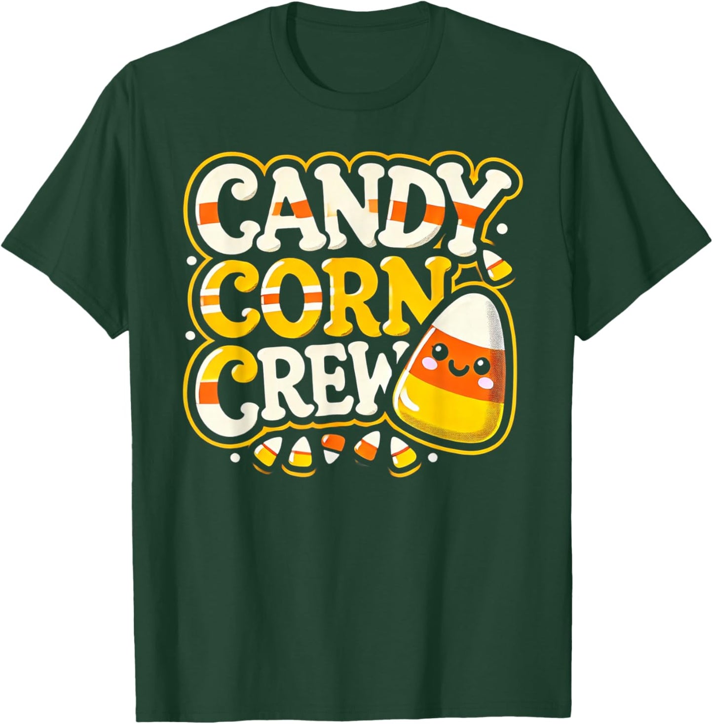 Candy Corn Crew Candy Love Halloween Sweet T-Shirt - T-Shirt | Forest