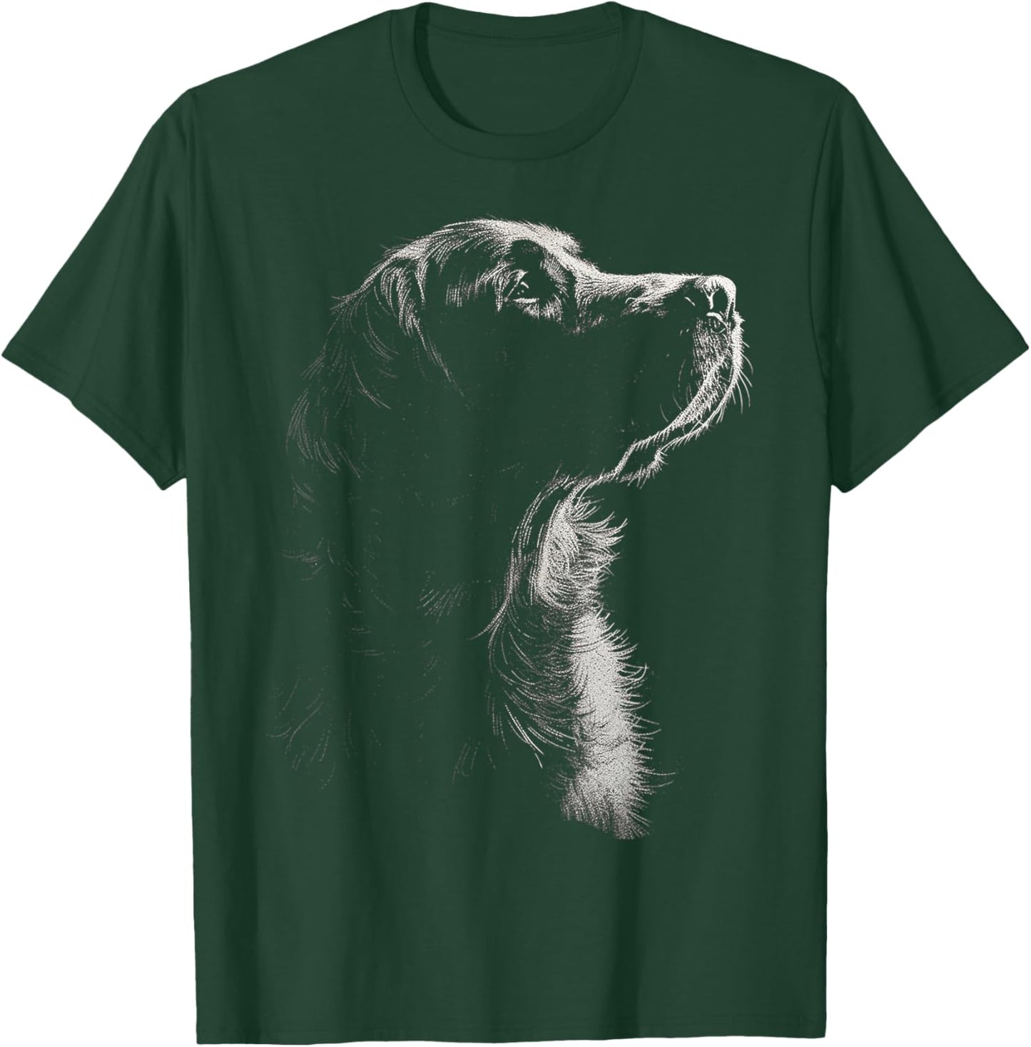 Golden Retriever Dog Graphic Pet Artwork Golden Retriever Men Women Kids T-Shirt - T-Shirt | Forest