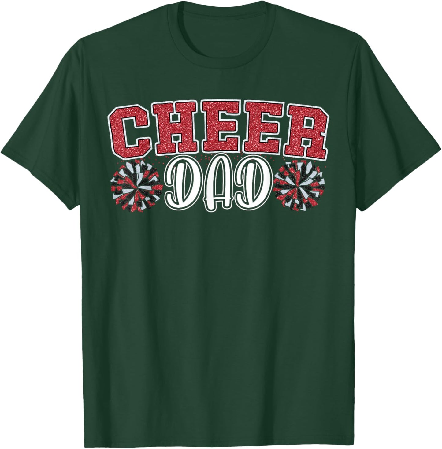 Proud Cheer Dad My Favorite Cheerleader Calls Me Daddy Men T-Shirt - T-Shirt | Forest