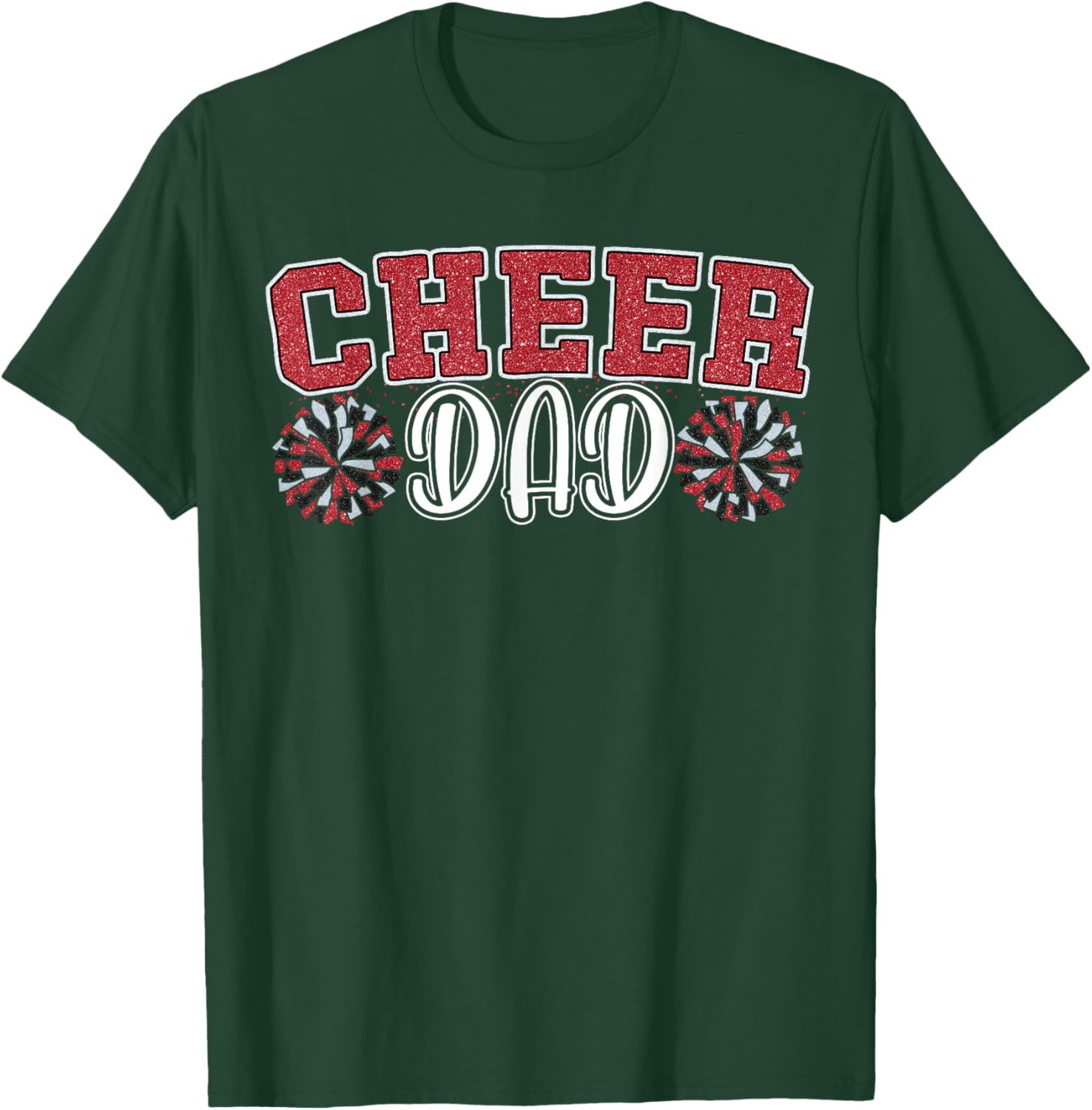 Proud Cheer Dad My Favorite Cheerleader Calls Me Daddy Men T-Shirt - T-Shirt | Forest