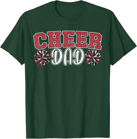Proud Cheer Dad My Favorite Cheerleader Calls Me Daddy Men T-Shirt - T-Shirt | Forest