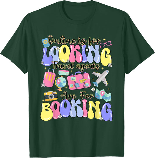 Travel Advisor Gift Travel Agent Travel Booking T-Shirt - T-Shirt | Forest