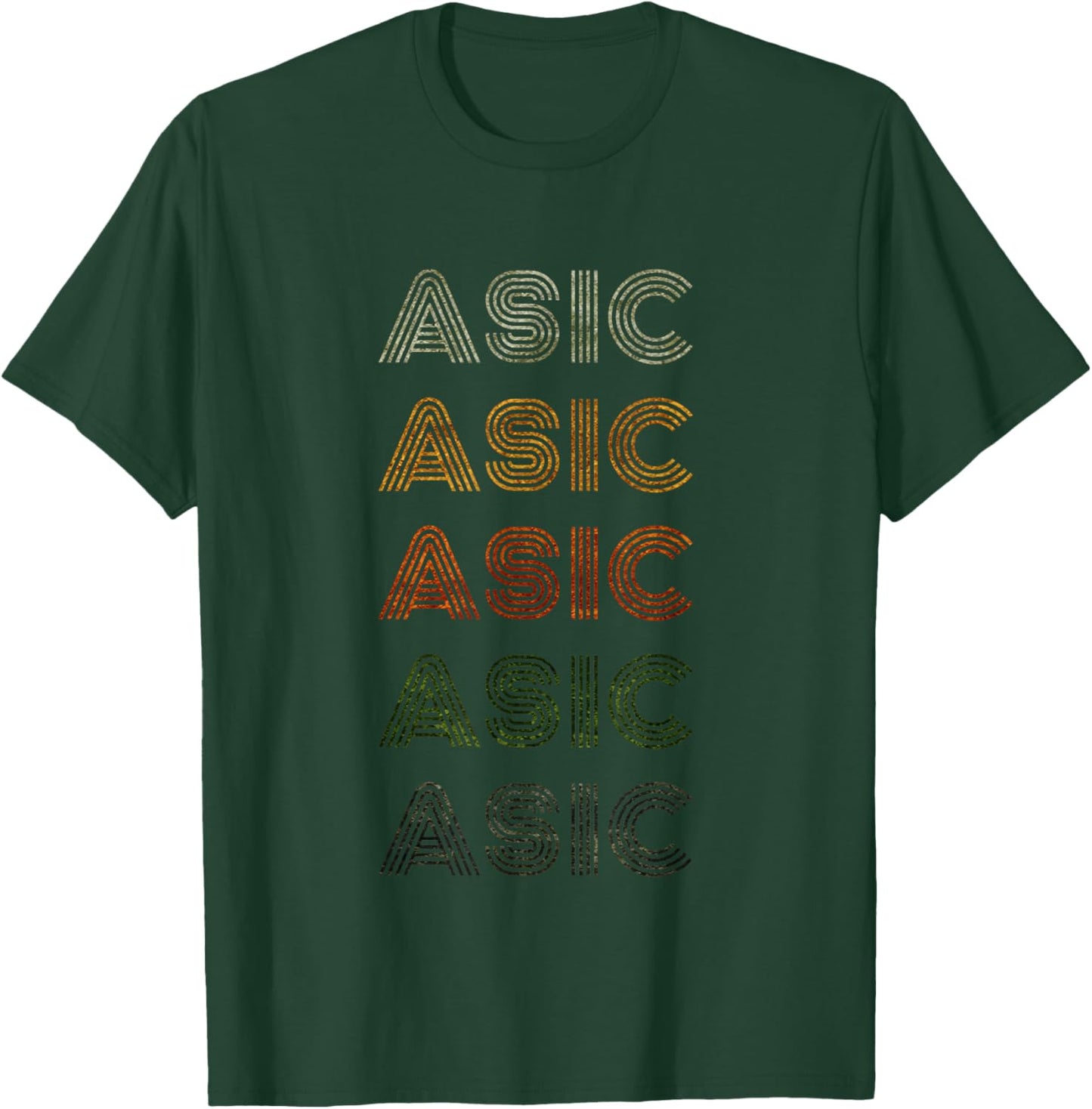 Love Heart Asic Grunge Vintage Style Black Asic T-Shirt - T-Shirt | Forest