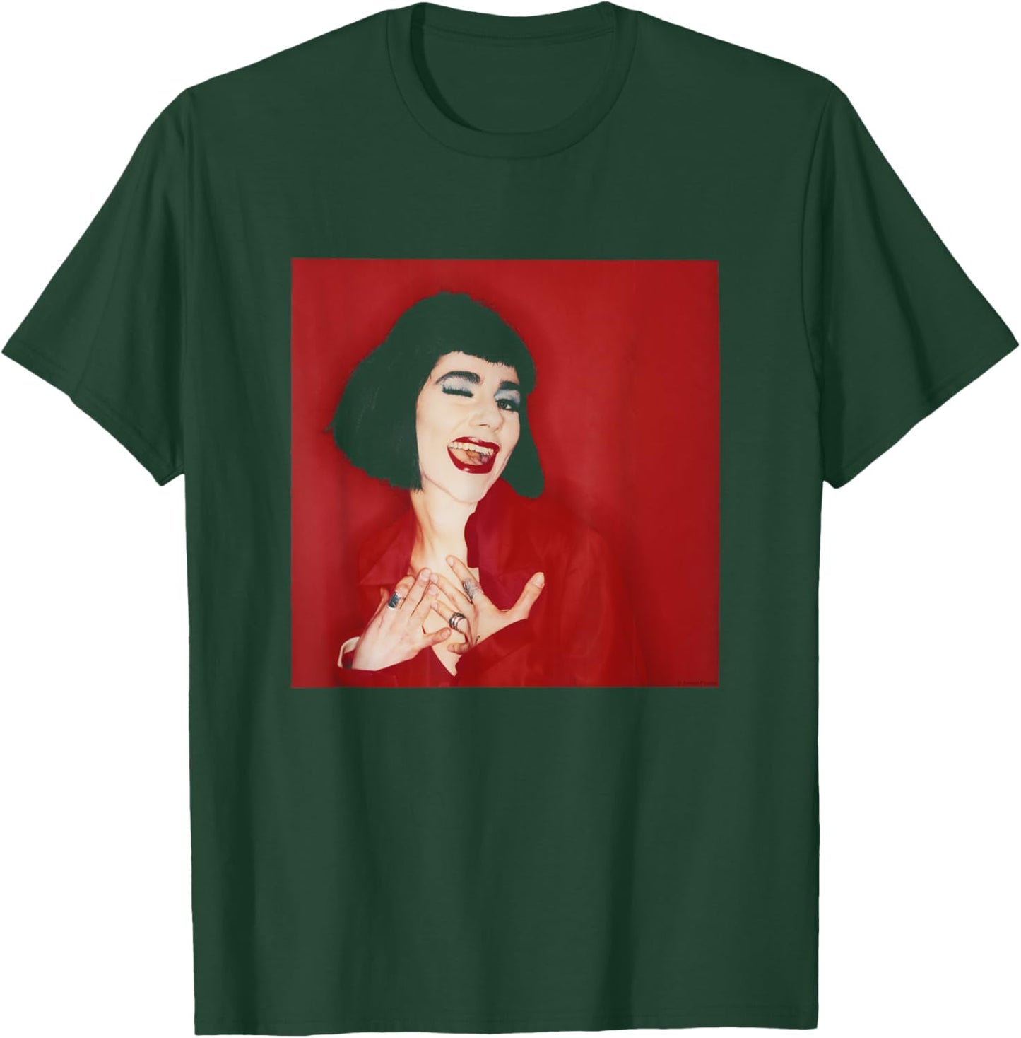 PJ Harvey Red Portrait 1995 By Simon Fowler T-Shirt - T-Shirt | Forest