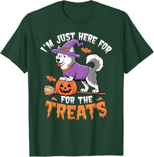 Halloween Husky T-Shirt - T-Shirt | Forest