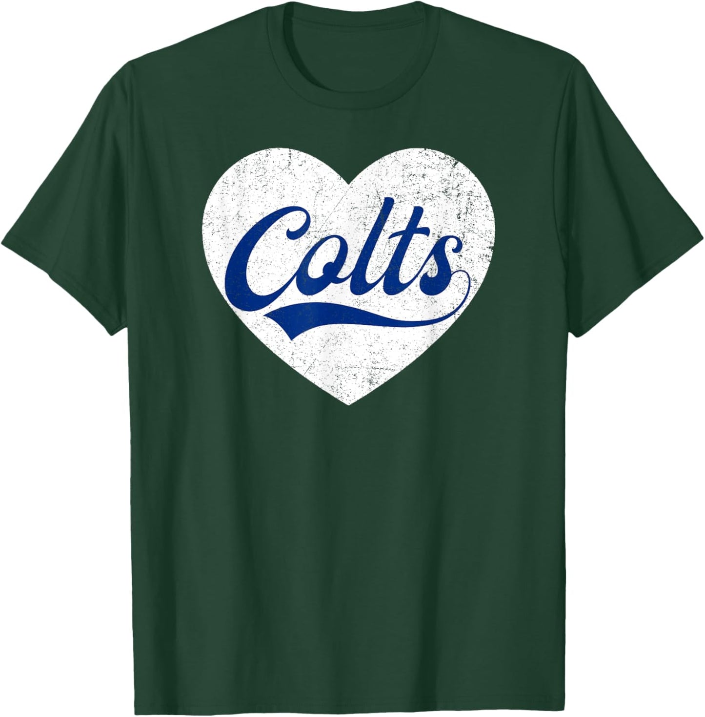 Colts Name Vintage Retro Men Women T-Shirt - T-Shirt | Forest