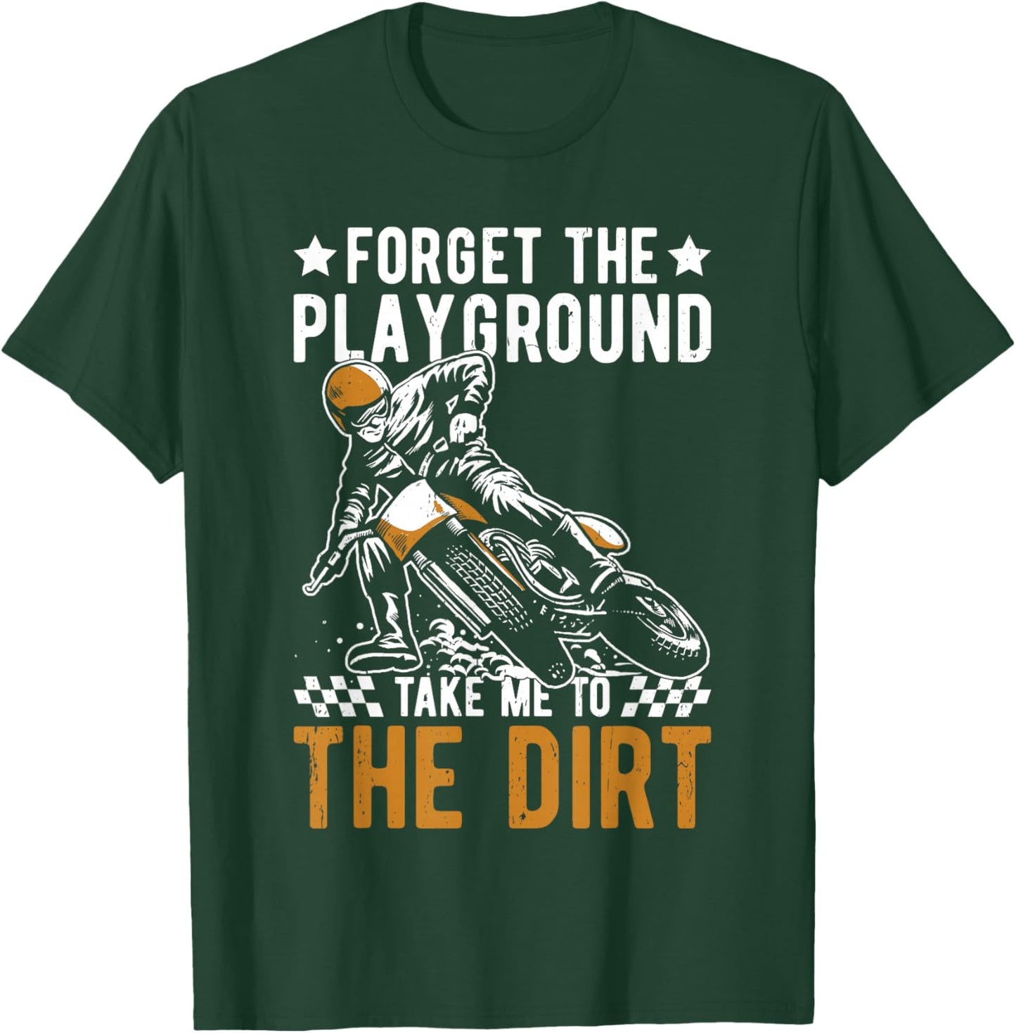 Flat Track Racing kids T-Shirt - T-Shirt | Forest