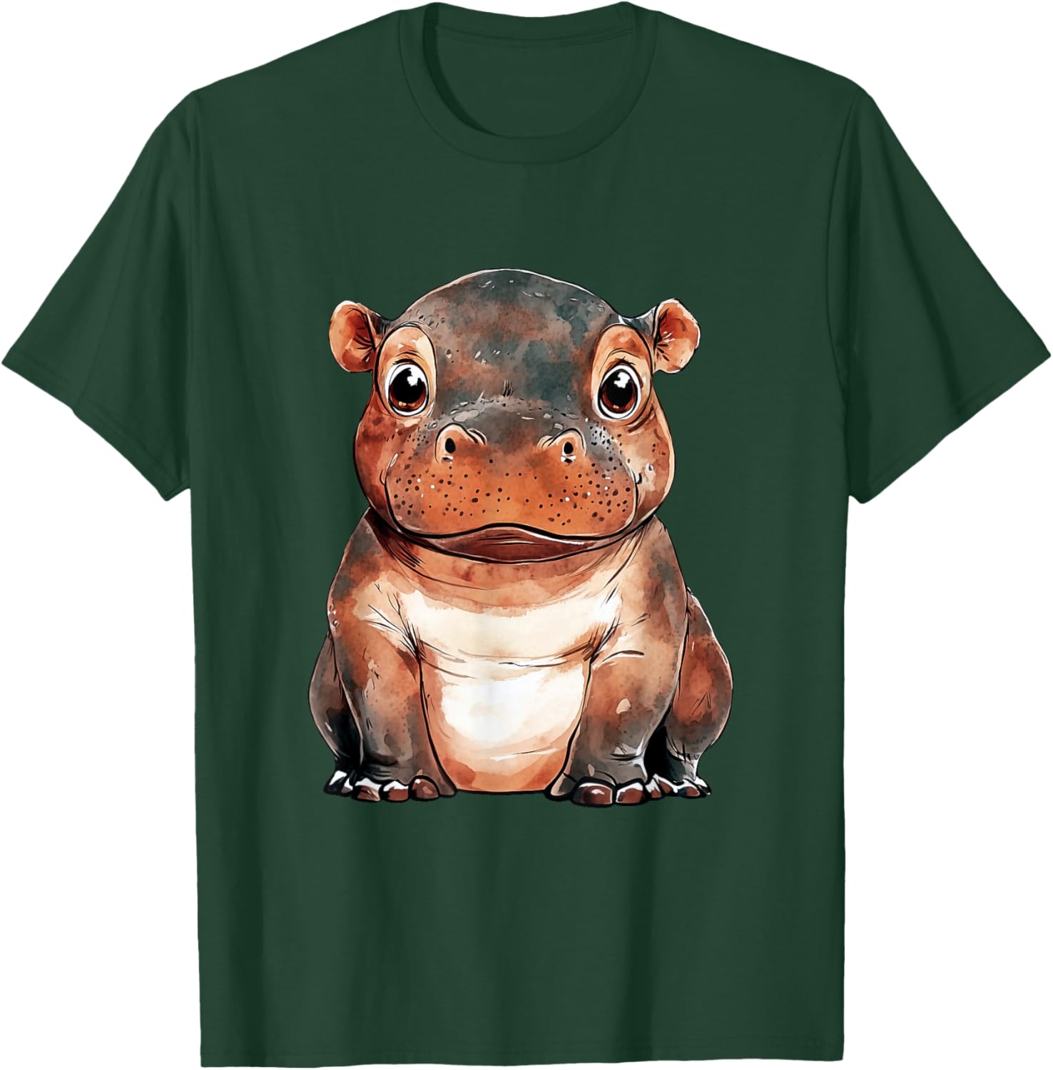 Small Hippo - Baby Pygmy Hippo T-Shirt - T-Shirt | Forest