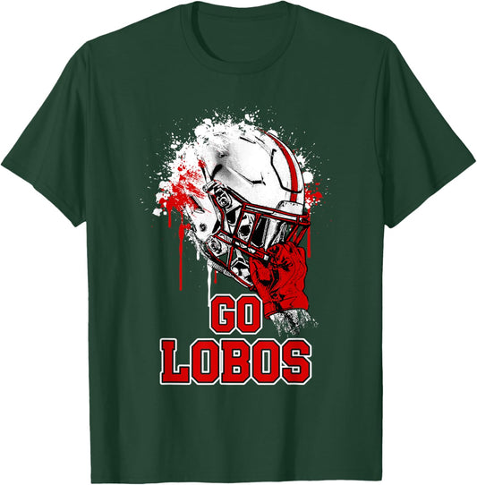 Langham Creek Lobos Rising Helmet GO! T-Shirt - T-Shirt | Forest