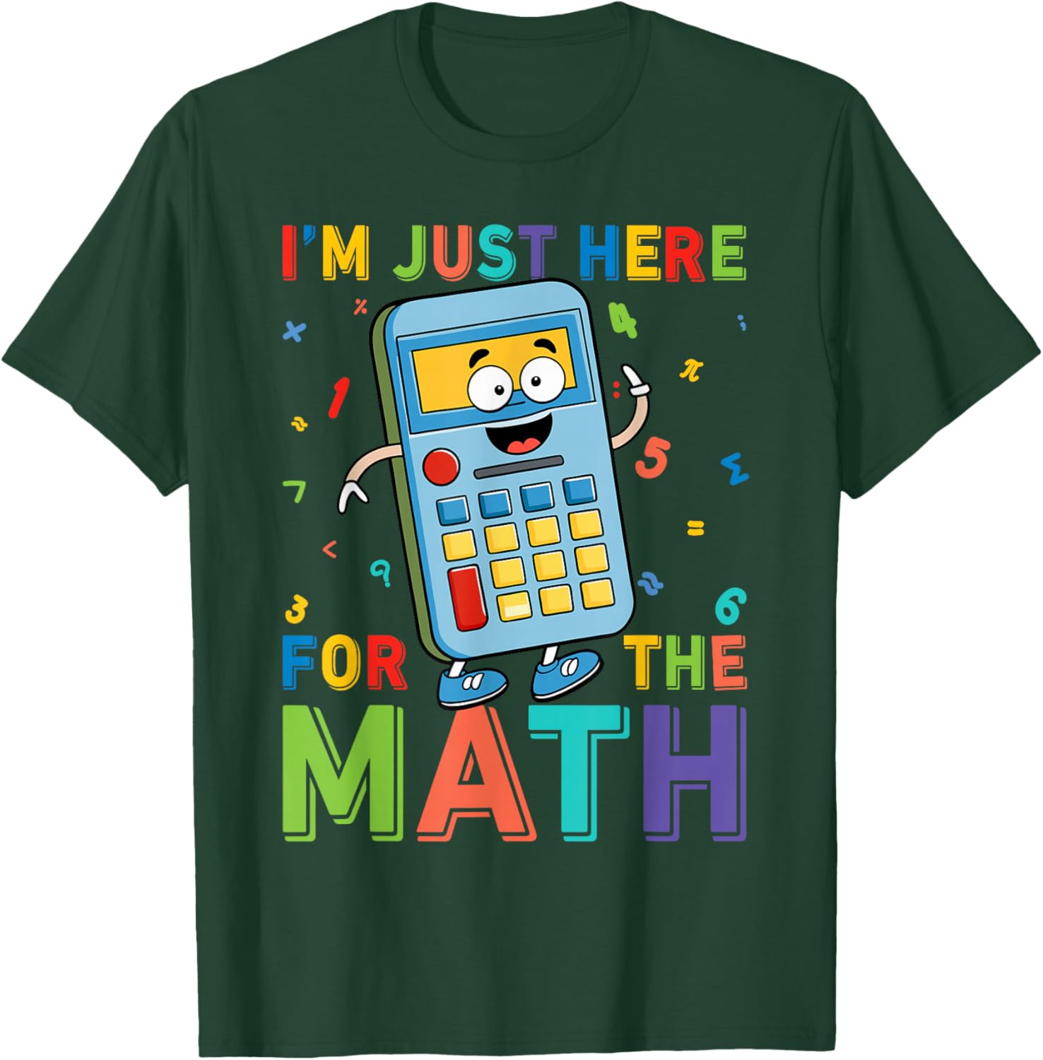 Number Day Maths Day Number Day Calculator Kids Costume T-Shirt - T-Shirt | Forest