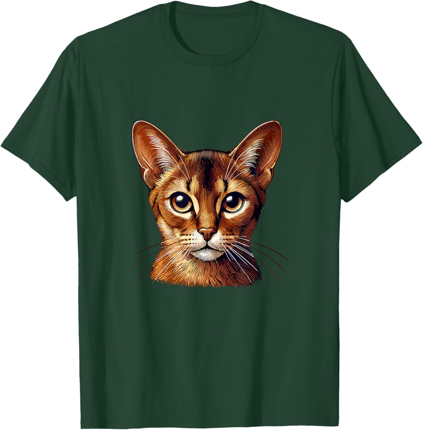 Cat Face - Abyssinian cat Women Kids T-Shirt - T-Shirt | Forest
