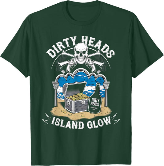 Heads Dirty Island Glow Apparel T-Shirt - T-Shirt | Forest