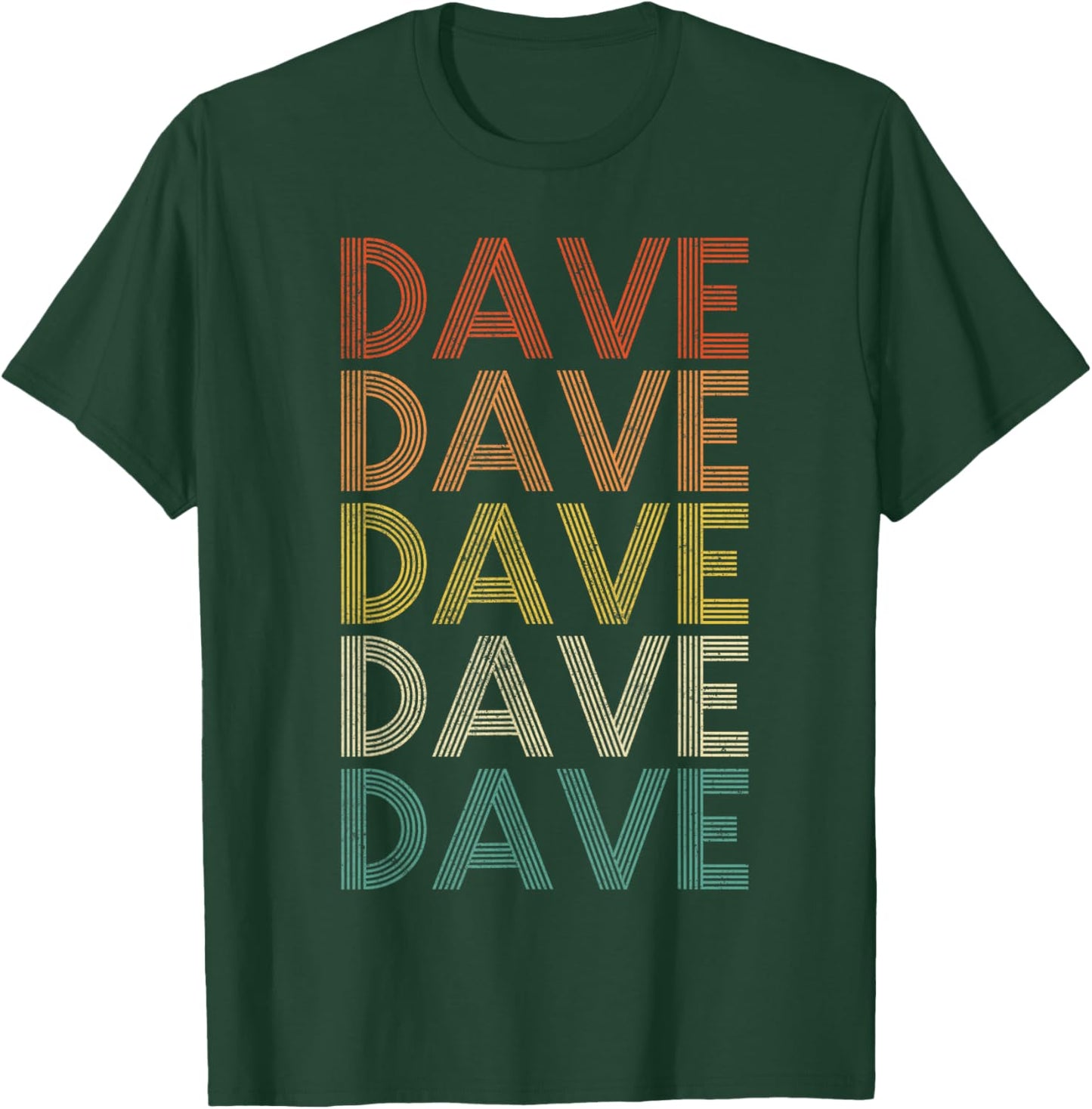 Dave Vintage Retro T-Shirt - T-Shirt | Forest
