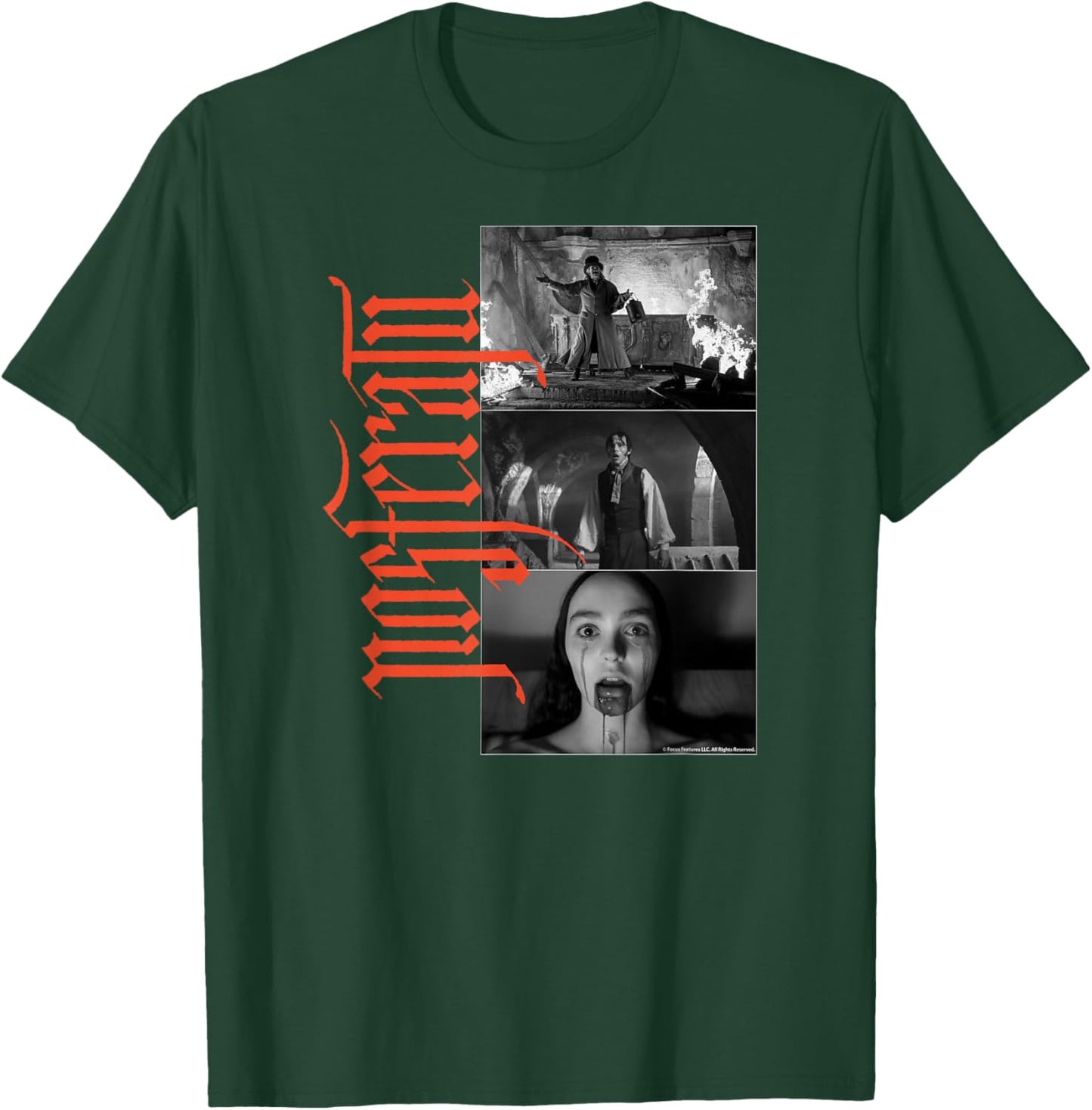 Nosferatu Gothic Horror Collage - , Black, Small, Short Sleeve, Classic Fit T-Shirt - T-Shirt | Forest