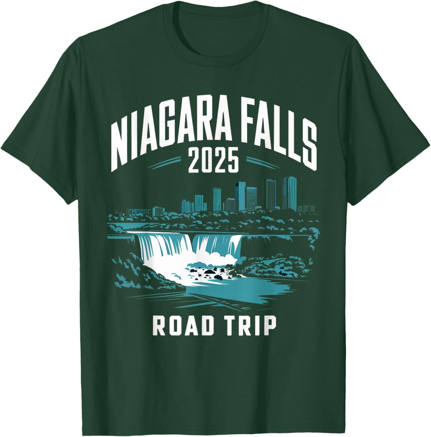 Niagara Falls Road Trip 2025 Family Trip Friends Group T-Shirt - T-Shirt | Forest