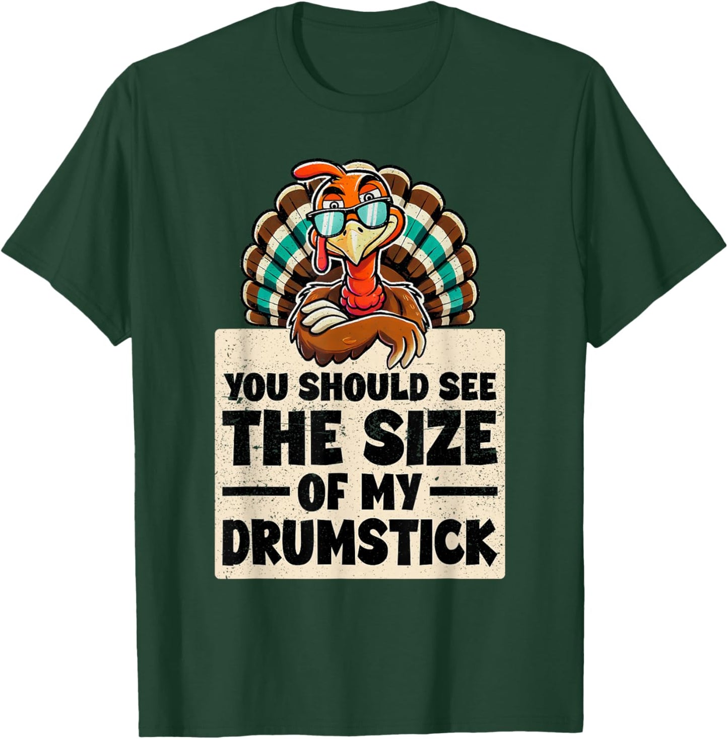 Funny Thanksgiving meme Turkey day T-Shirt - T-Shirt | Forest