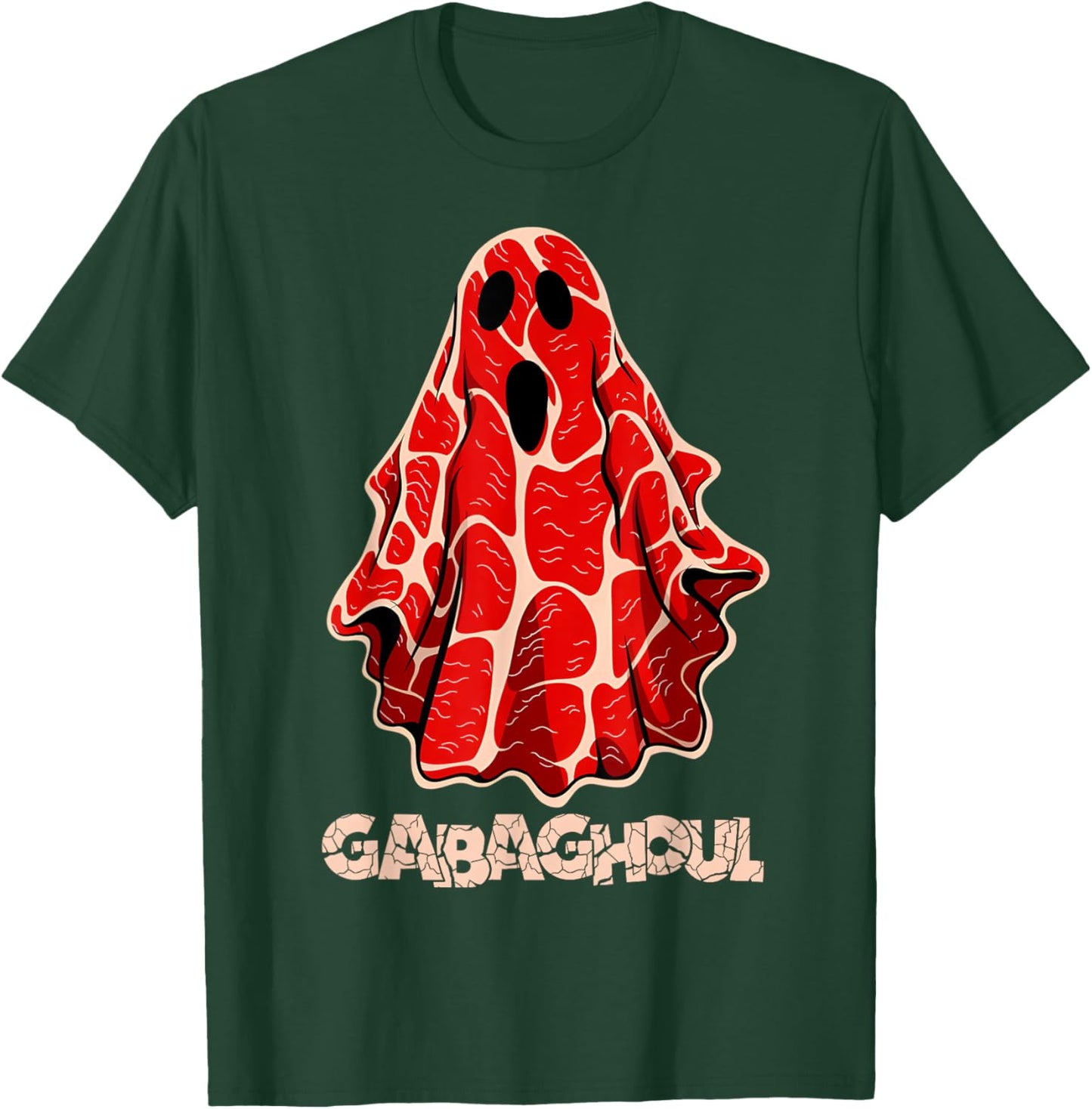 Gabaghoul Halloween Spooky Funny Slang Italian Ham Parody T-Shirt - T-Shirt | Forest