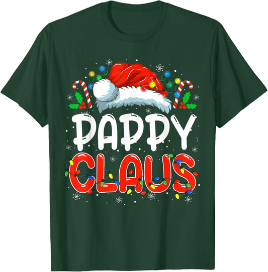 Pappy Claus Christmas Family Matching Pajamas Funny Xmas T-Shirt - T-Shirt | Forest