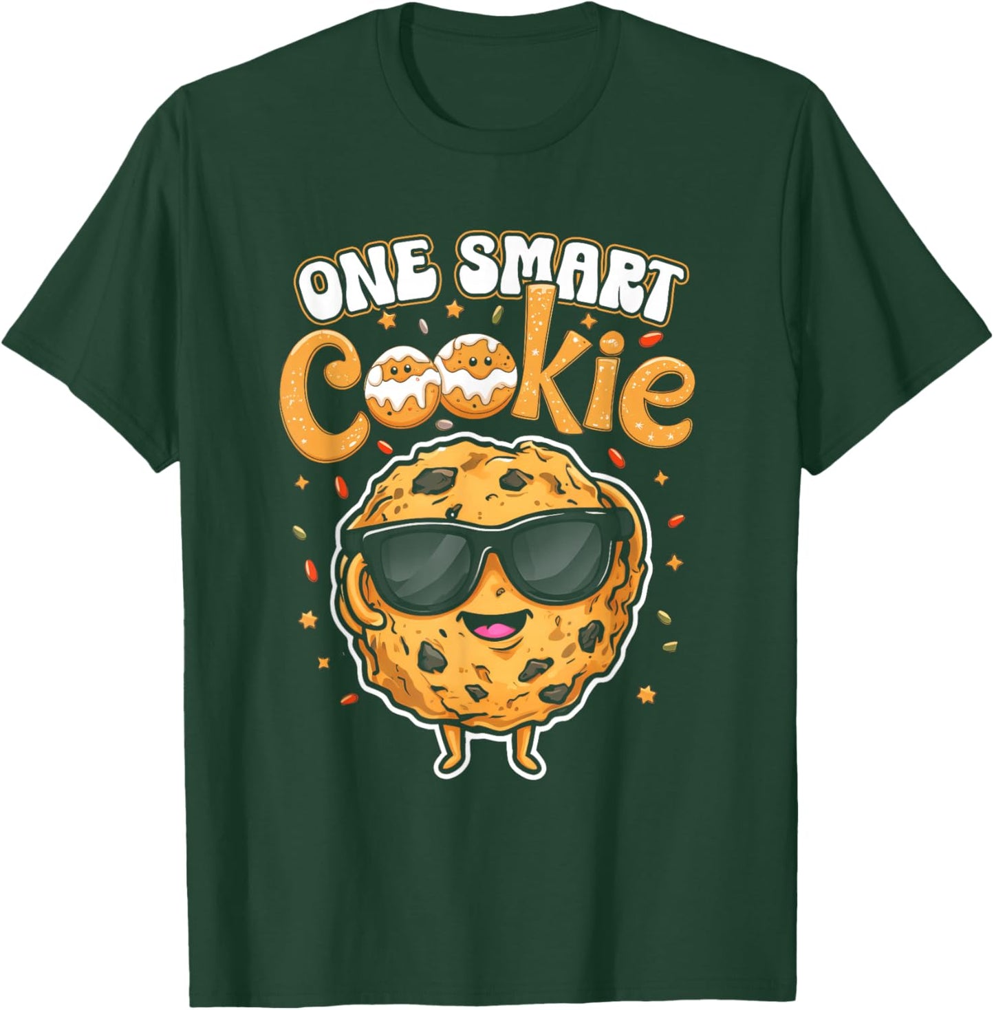 One Smart-Cookie Cute Meme Kawaii Style Pun Chocolate Chip T-Shirt - T-Shirt | Forest