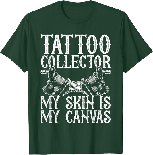 Vintage Tattoo Art Ink Style Body Art Inked T-Shirt - T-Shirt | Forest