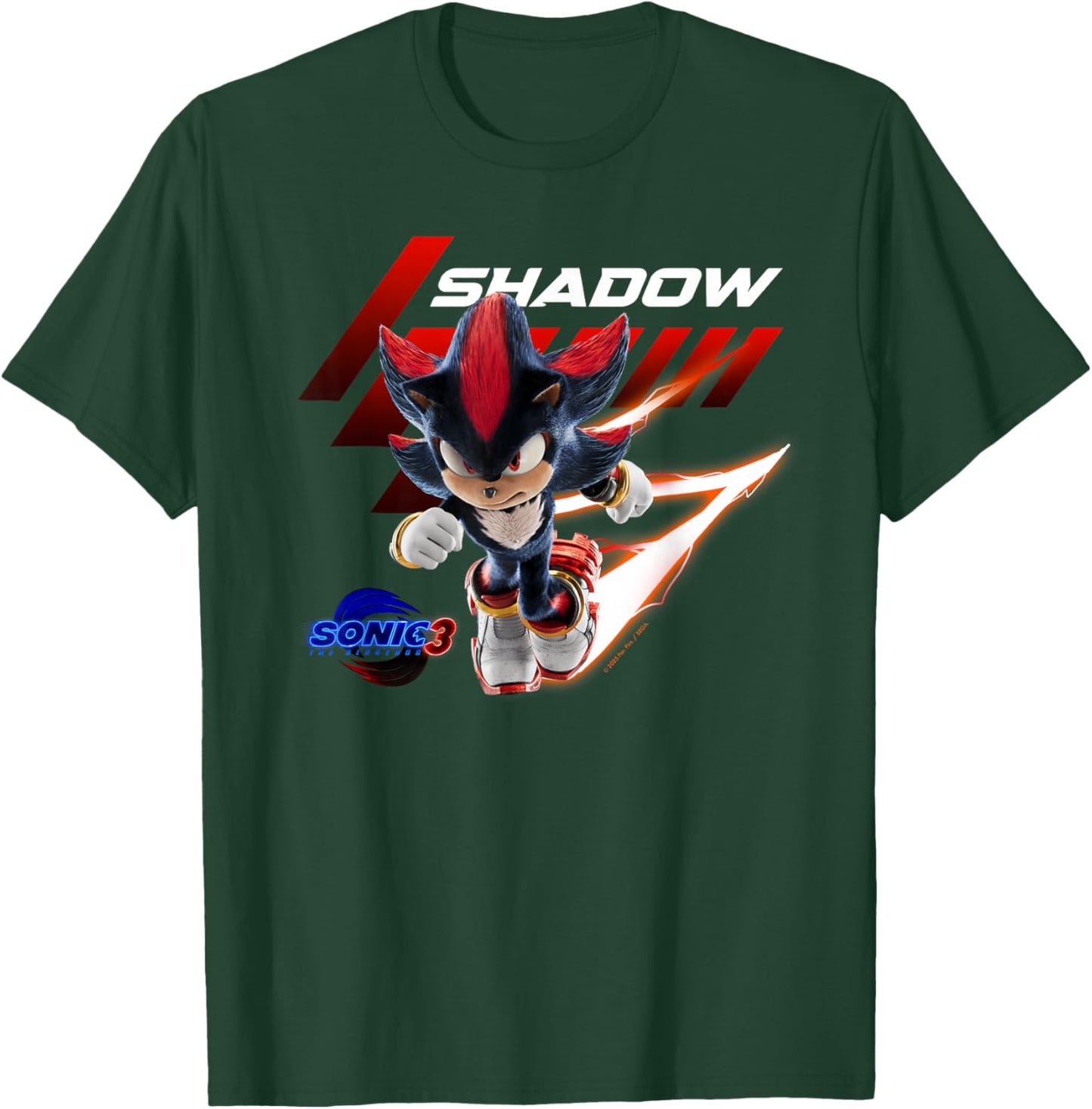 Sonic The Hedgehog 3 - Shadow Charge T-Shirt - T-Shirt | Forest