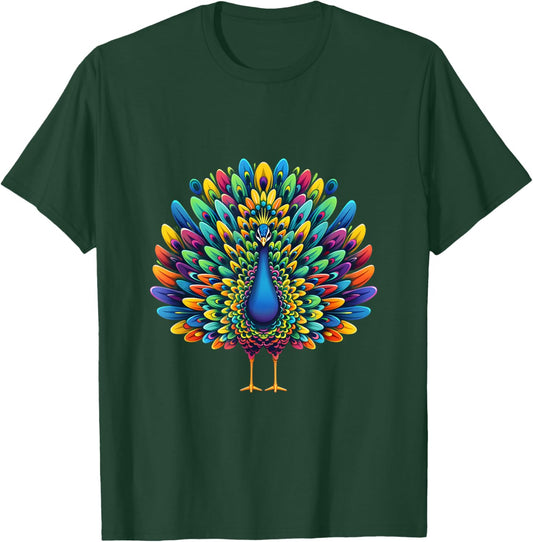 In Harmony with Nature: National Bird Day Design with T-Shirt - T-Shirt | Forest