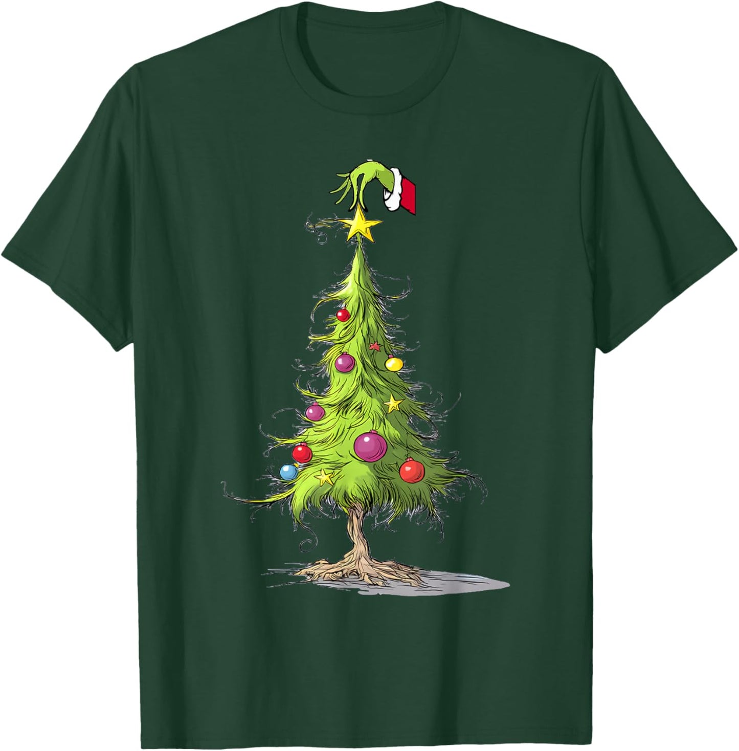Merry Christmas Tree Christmas Shirts And Men T-Shirt - T-Shirt | Forest