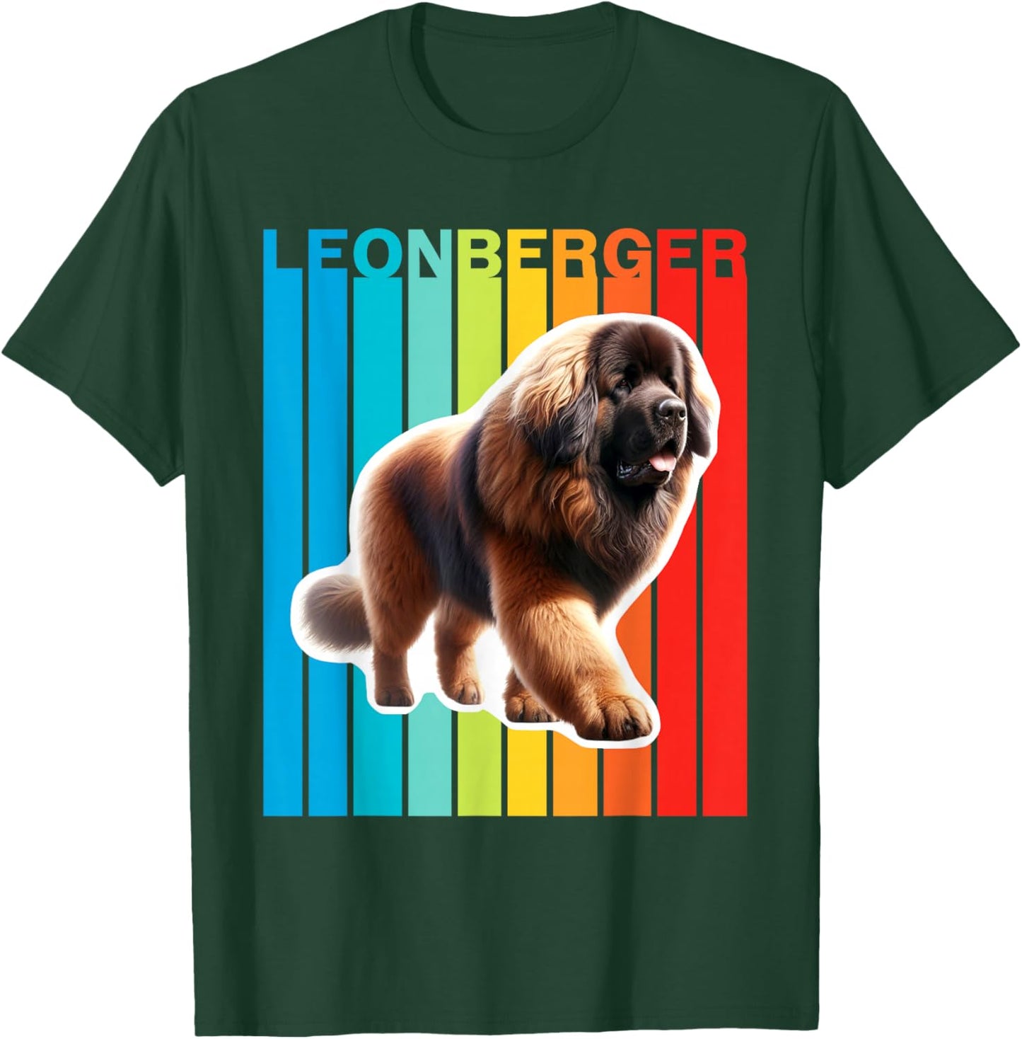 Colorful Leonberger T-Shirt - T-Shirt | Forest