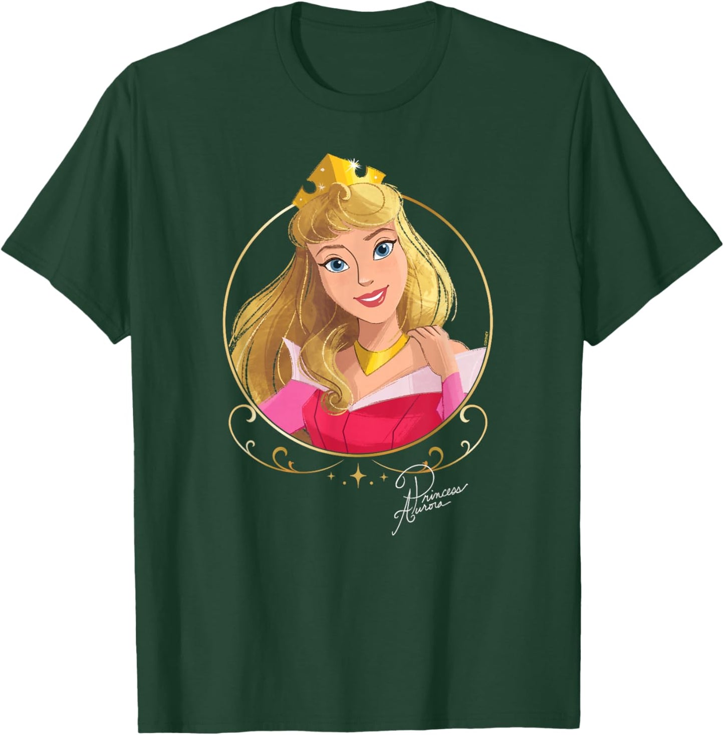 Disney Princess Royalty Group Matching Aurora 2-Sided T-Shirt - T-Shirt | Forest