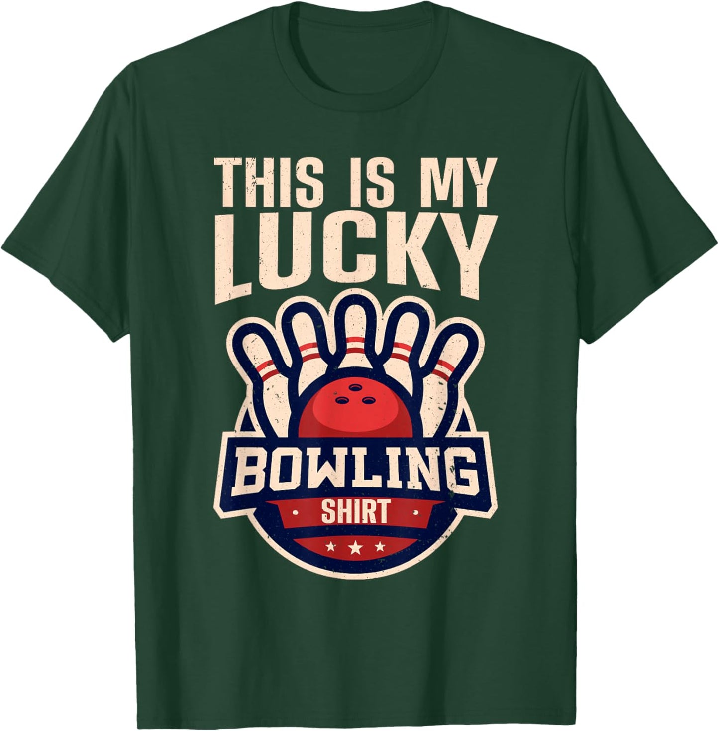 Funny Bowling Design Women Kids Bowling Lover Bowler T-Shirt - T-Shirt | Forest