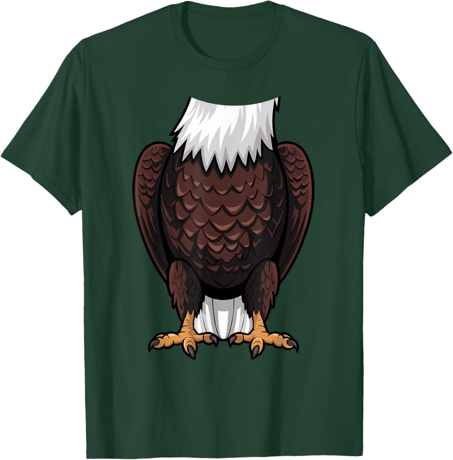Bald Eagle Halloween Outfit Funny Simple Kids Costume Idea T-Shirt - T-Shirt | Forest