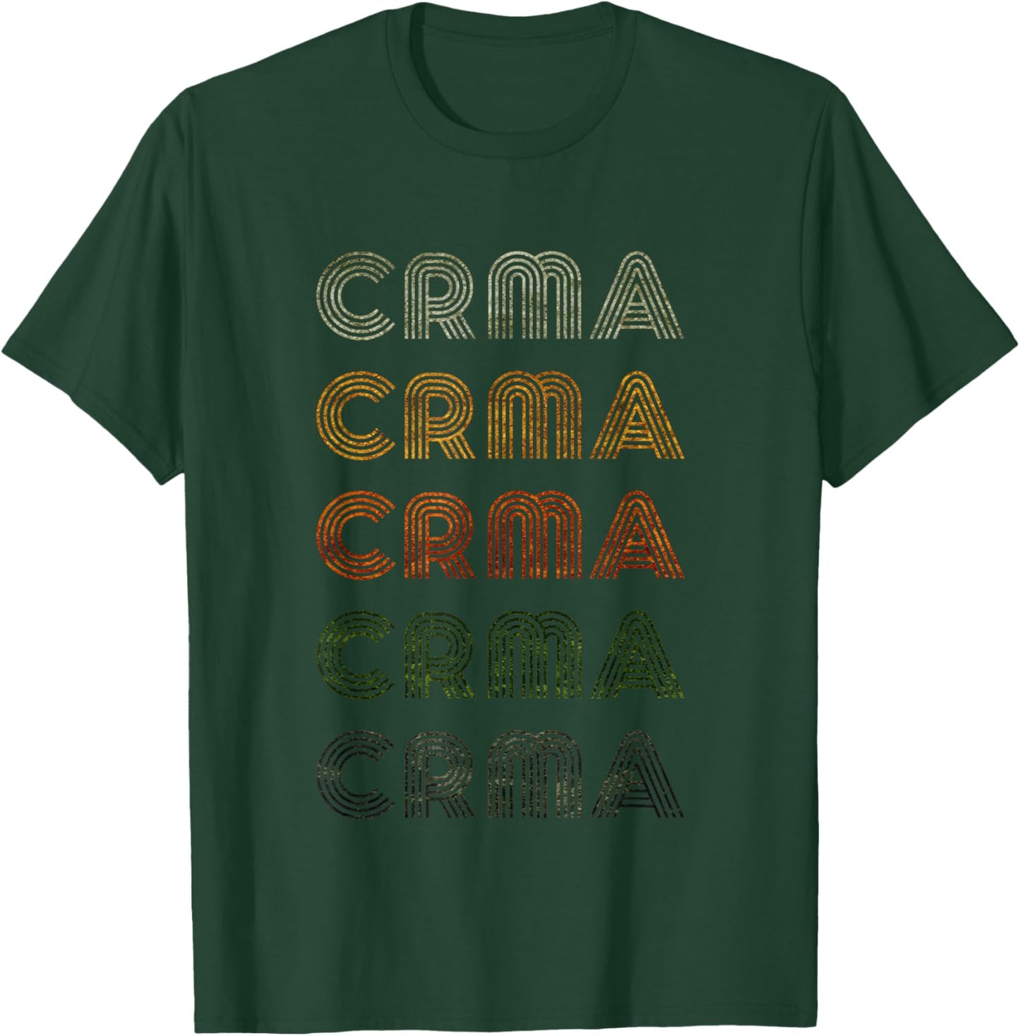 Love Heart Crma Grunge Vintage Style Black Crma T-Shirt - T-Shirt | Forest
