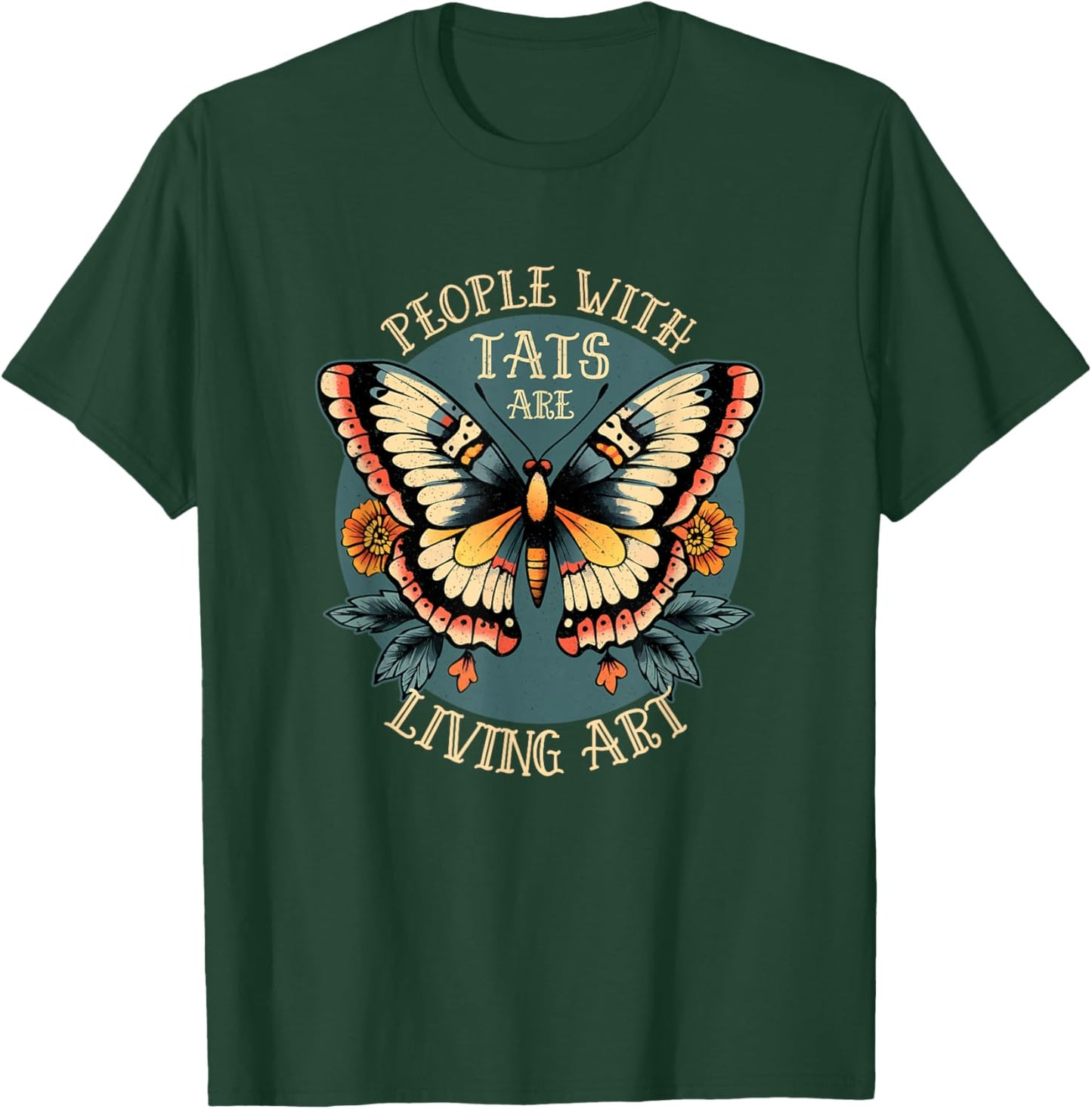 People with Tattoos are Art – Celebrate Body Art Culture T-Shirt - T-Shirt | Forest