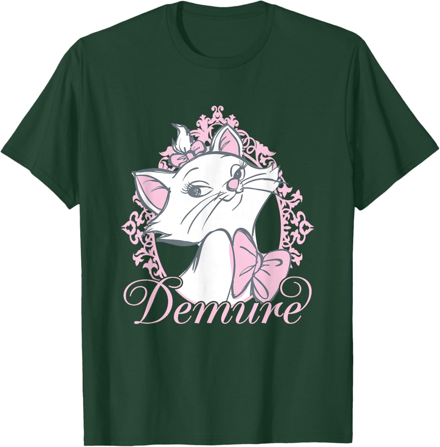 Disney The Aristocats Cute Marie Demure Sketch Chest Frame T-Shirt - T-Shirt | Forest