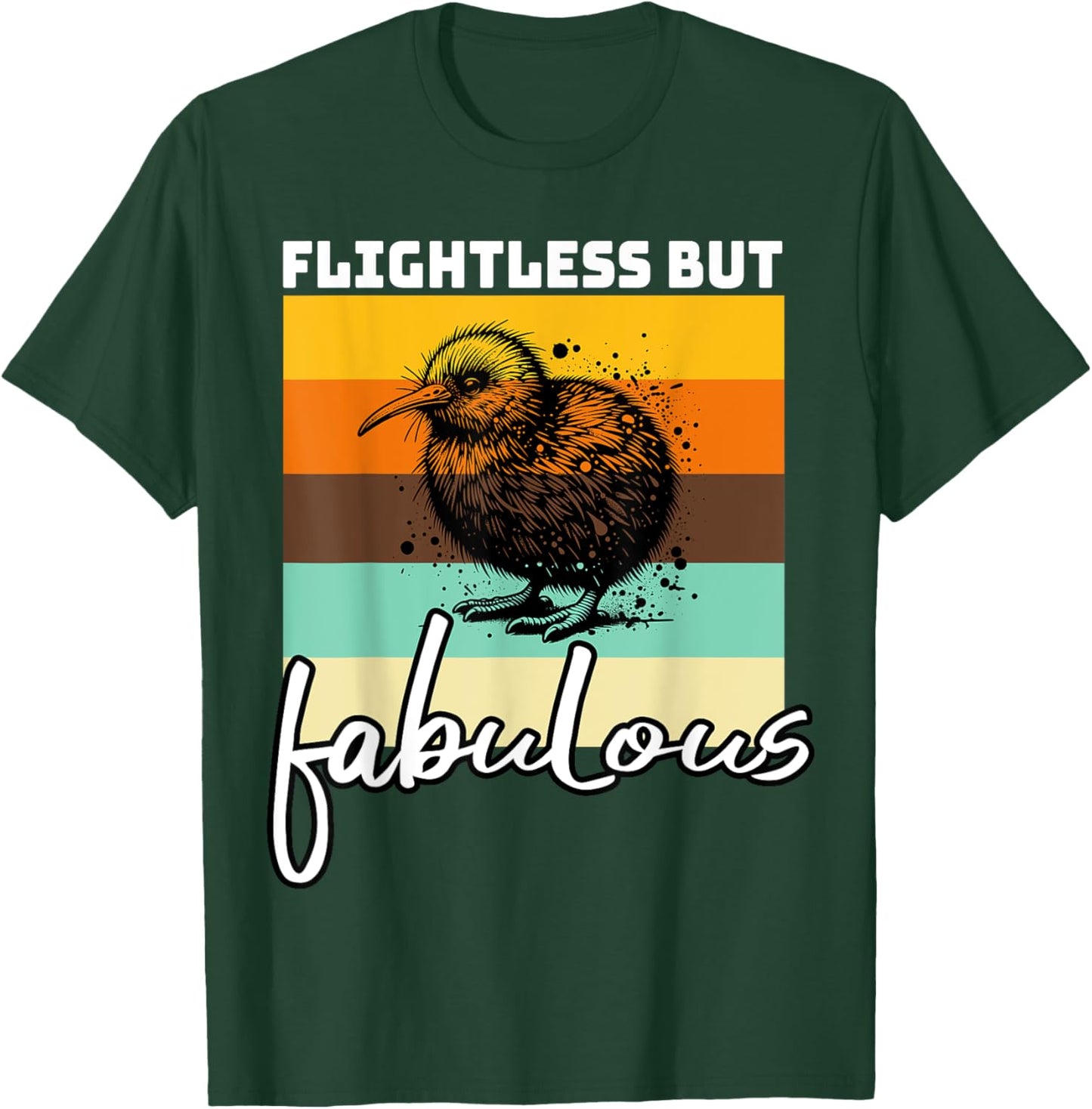 Funny Kiwi Bird T-Shirt - T-Shirt | Forest