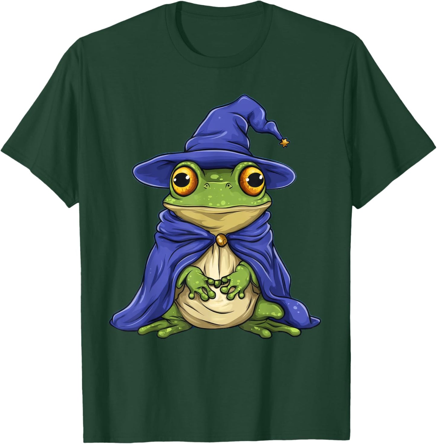 Frog Wizard Fantasy T-Shirt - T-Shirt | Forest