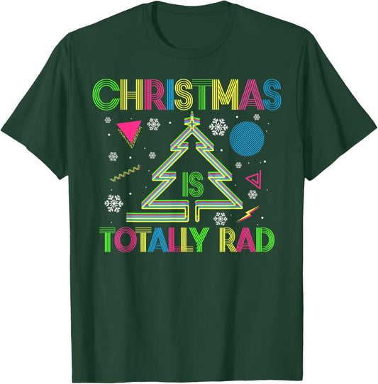 80’s Christmas - Ugly Christmas Or Women Sweater T-Shirt - T-Shirt | Forest