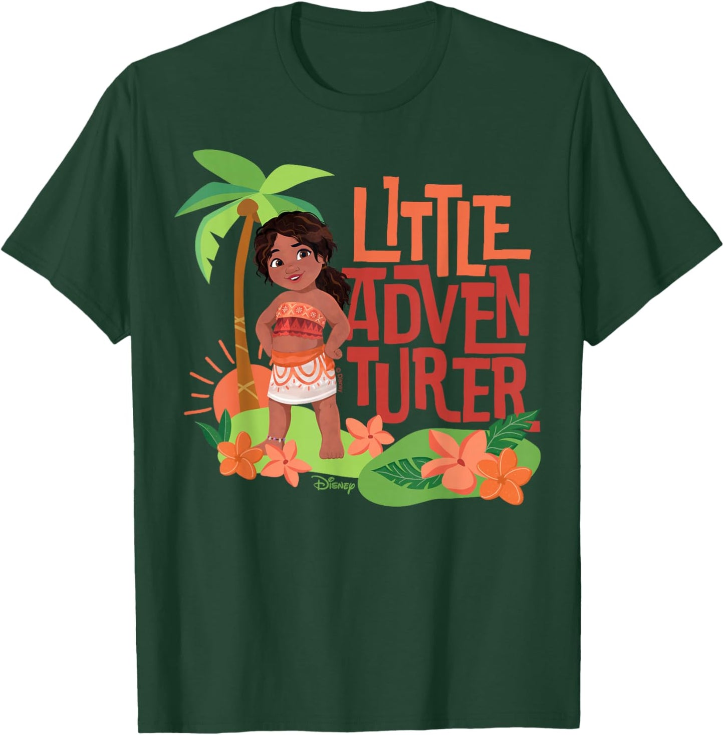 Moana 2 - Simea Little Adventurer T-Shirt - T-Shirt | Forest